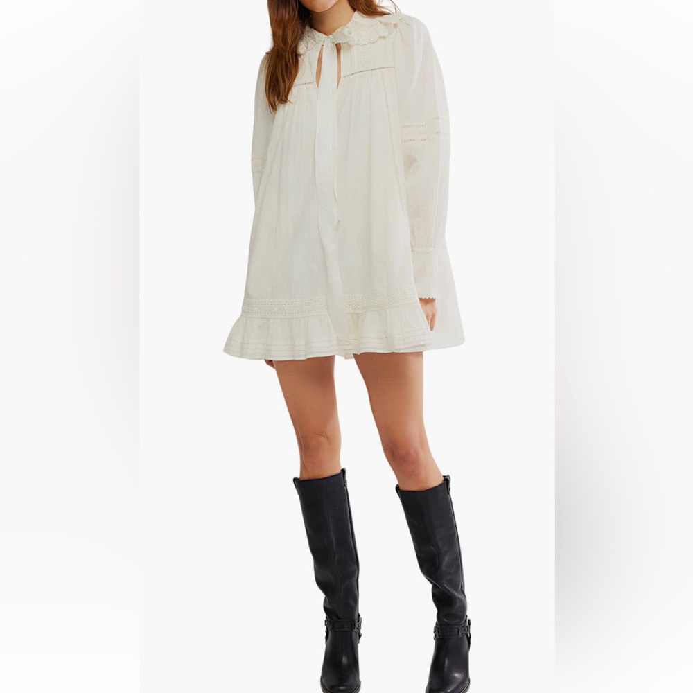 Free People 5 O’clock Tea Time Long Sleeve Dress NWT